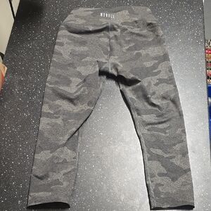 Nobull Gray Camo Leggings